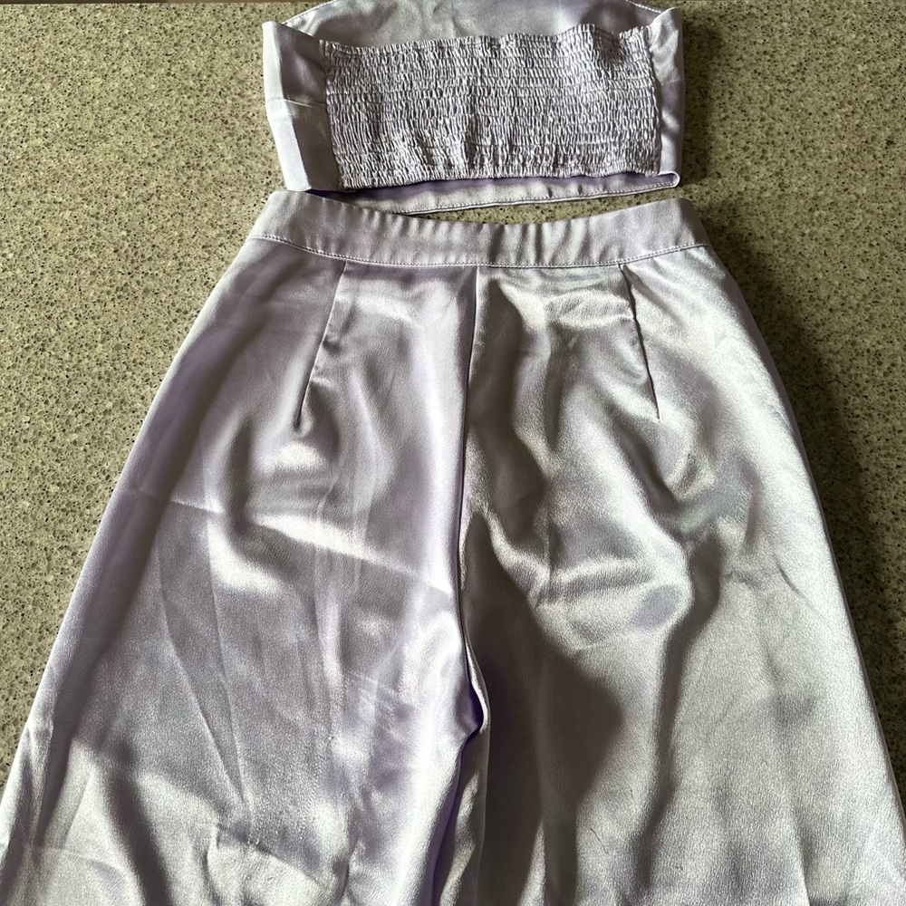 SHEIN set pants and crop tube top